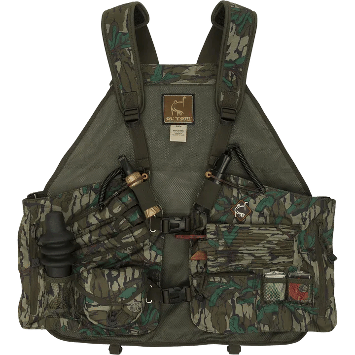 Time &amp; Motion Easy-Rider Vest for turkey hunting on a white background. 