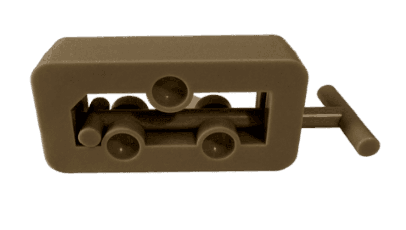 The Rocky Mountain Hunting Calls Mini Rattle Cage, deer calls concept. 