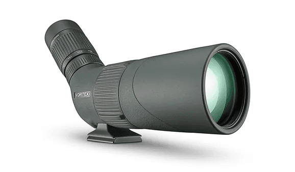 Vortex Razor HD 13-39x56mm Angled Spotting Scope on a white background.