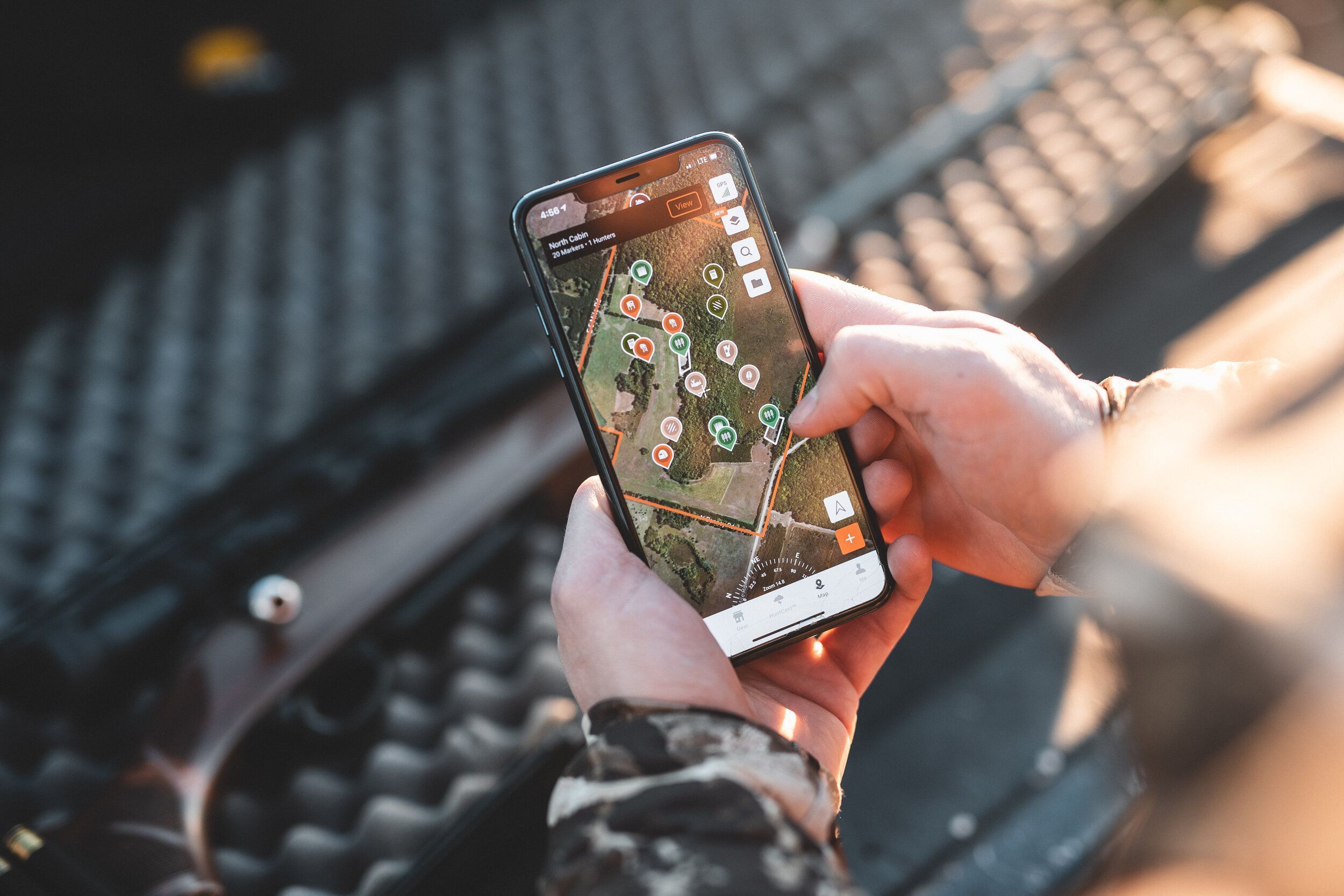 Close-up of a phone in someone
