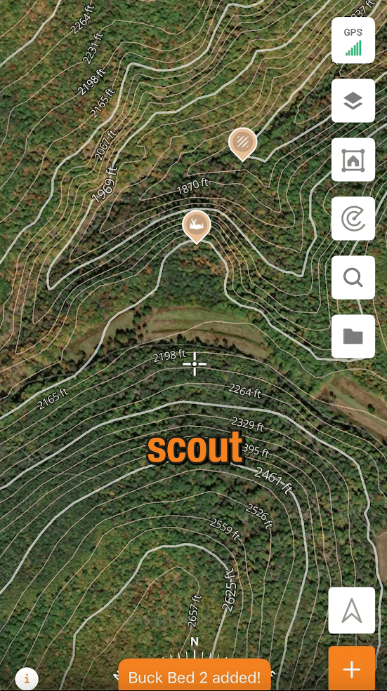 Video from FoxTrot Hunting describing using the HuntWise topographic map app to find land.