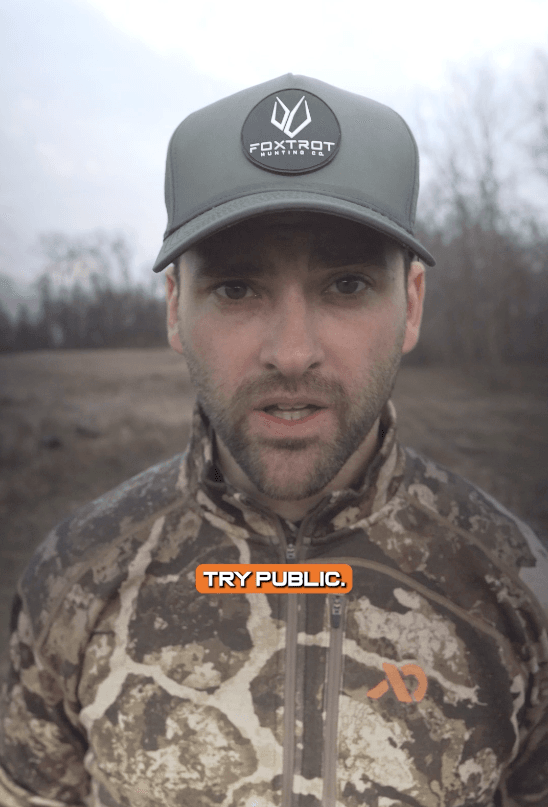 HuntWise turkey public land preview.