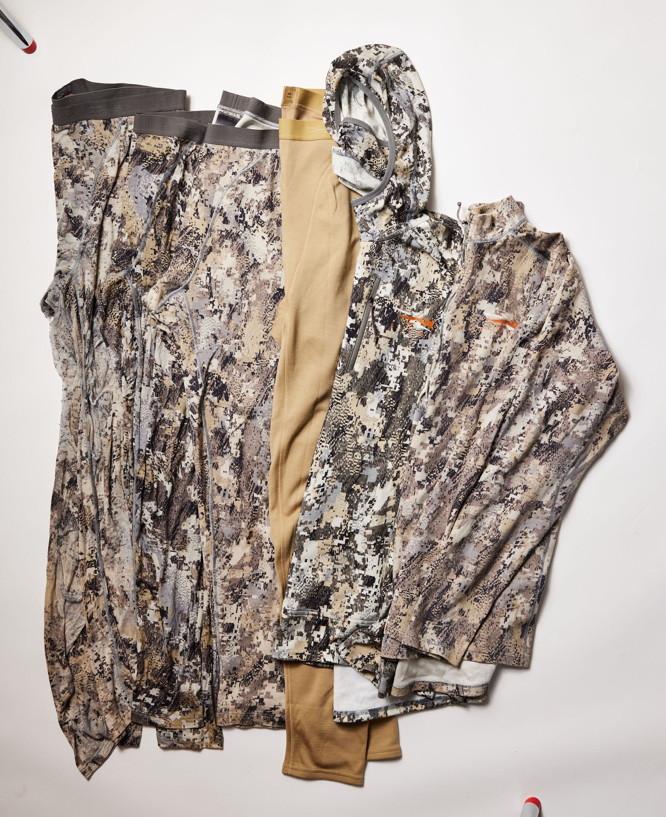 Sitka Core Merino base layers, hunting gear concept.