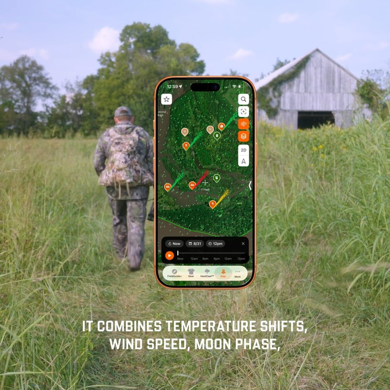 Video description how the HuntWise hunting app helps make every sit count. 
