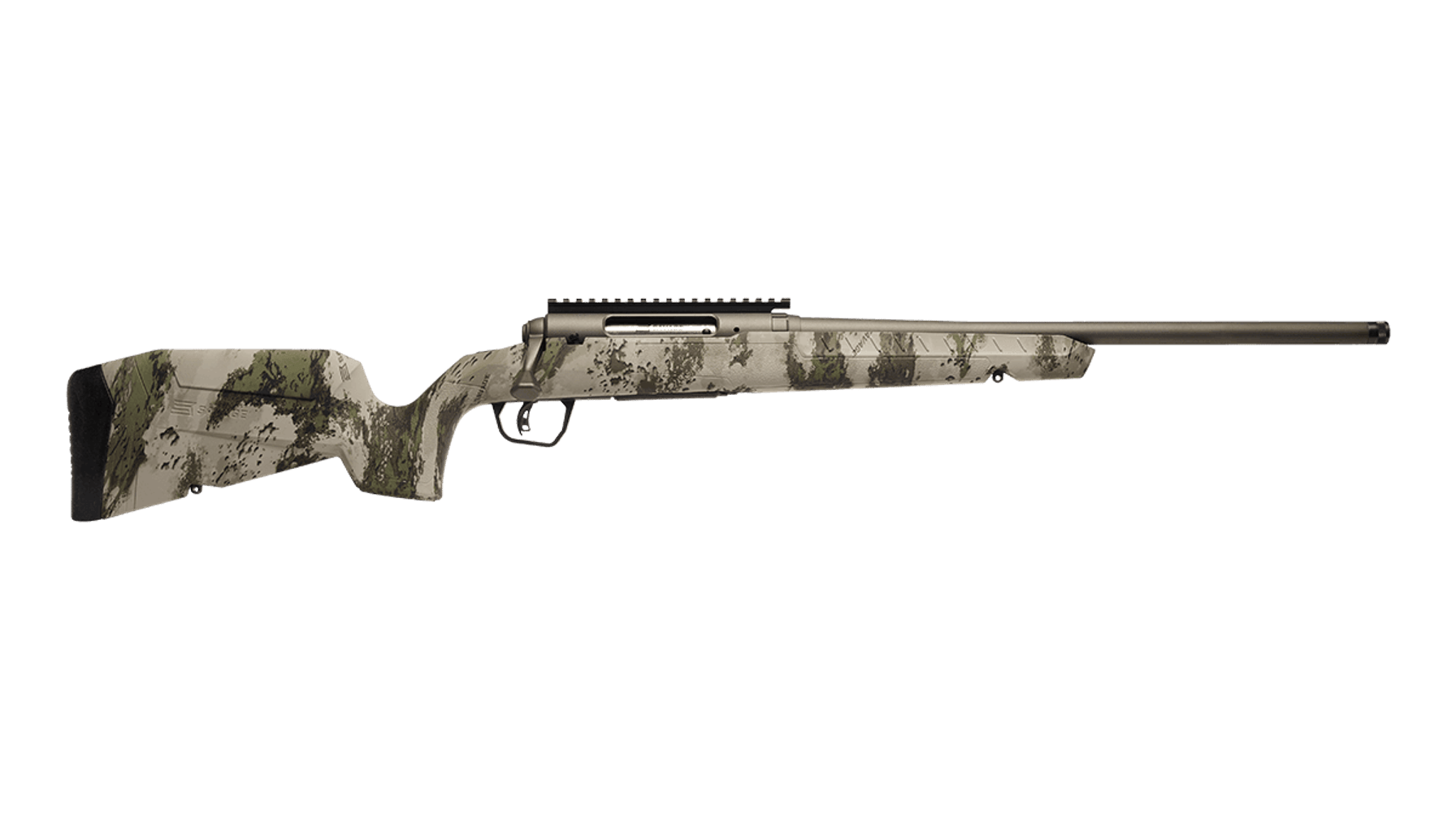 Photo of the Savage Arms axis-2-pro woodland, best hunting rifles concept.