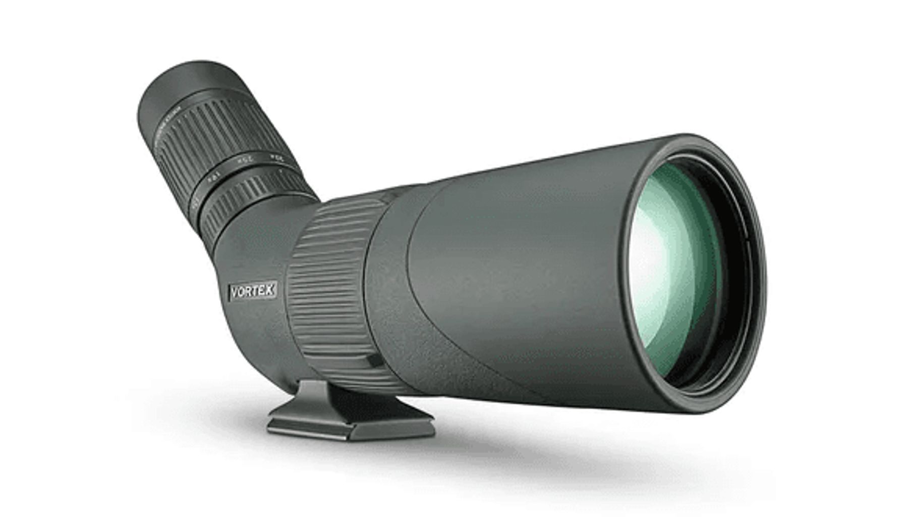 Vortex Razor HD 13-39x56mm Angled Spotting Scope on a white background.