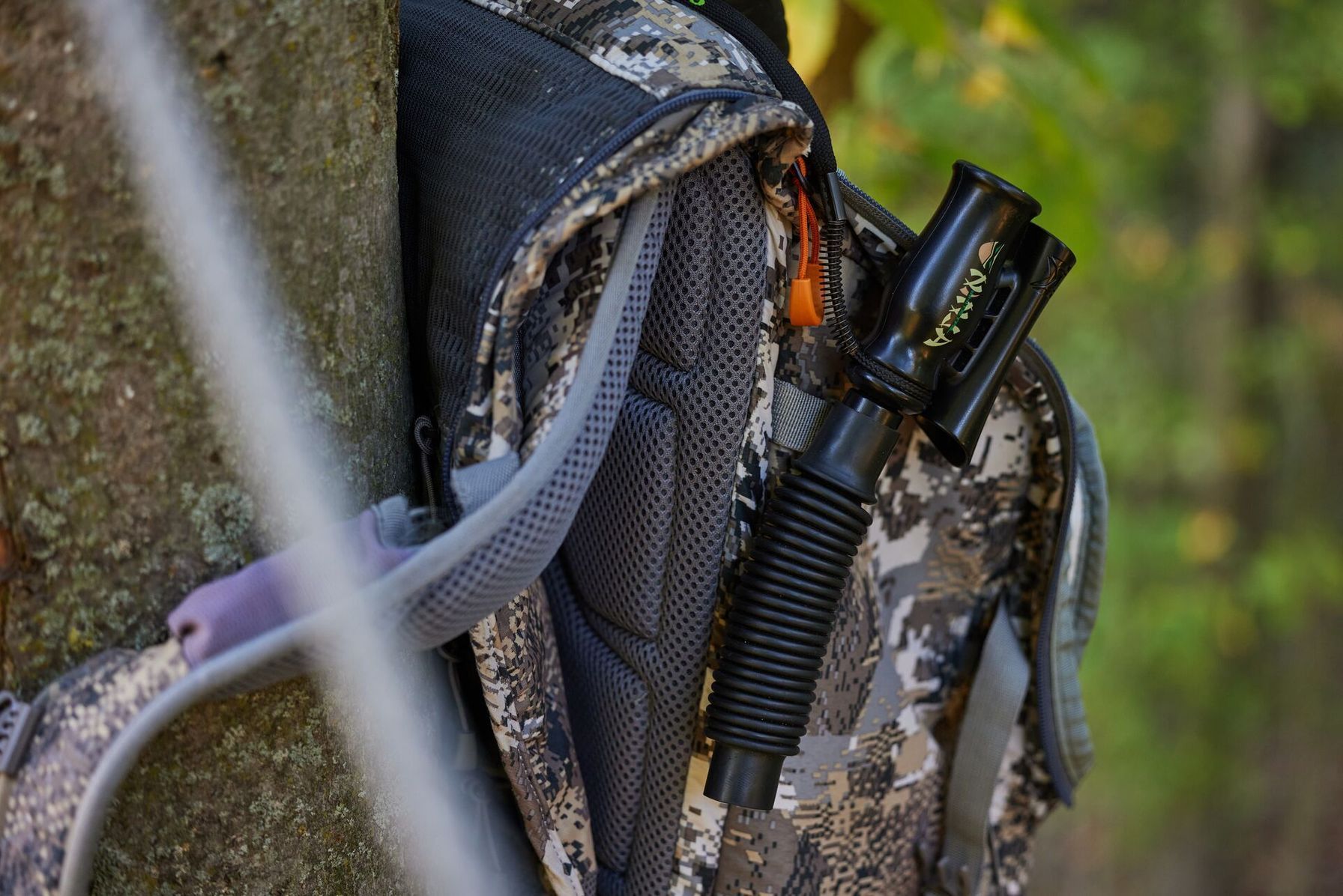 A deer grunt call on a hunting pack, hunting gifts for dad concept.