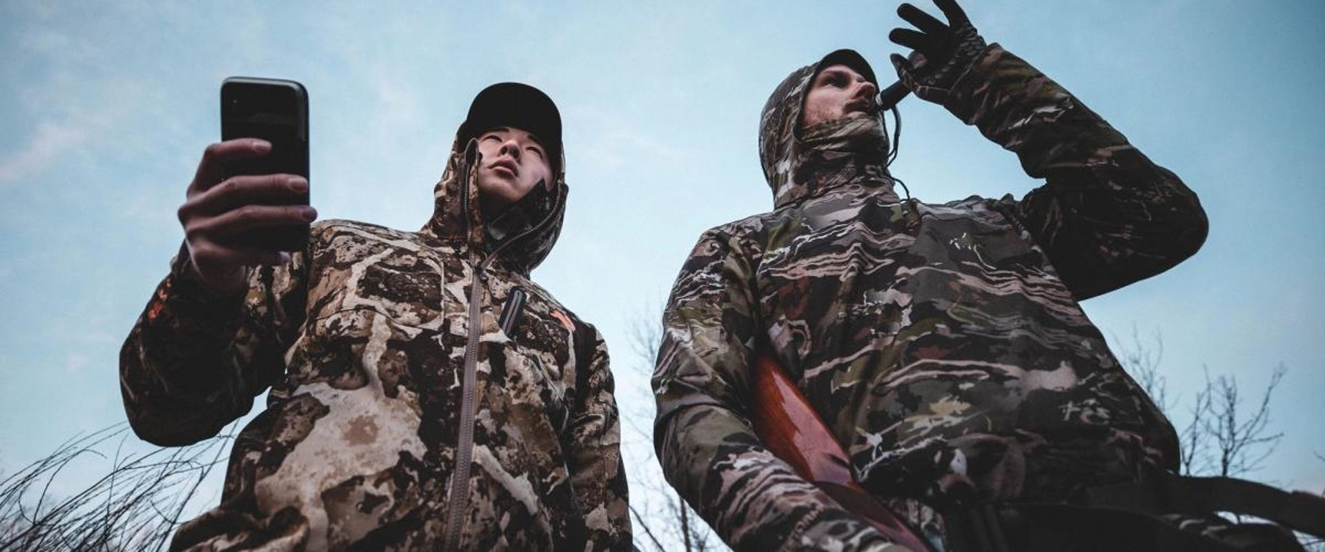 Turkey hunters use a turkey call.