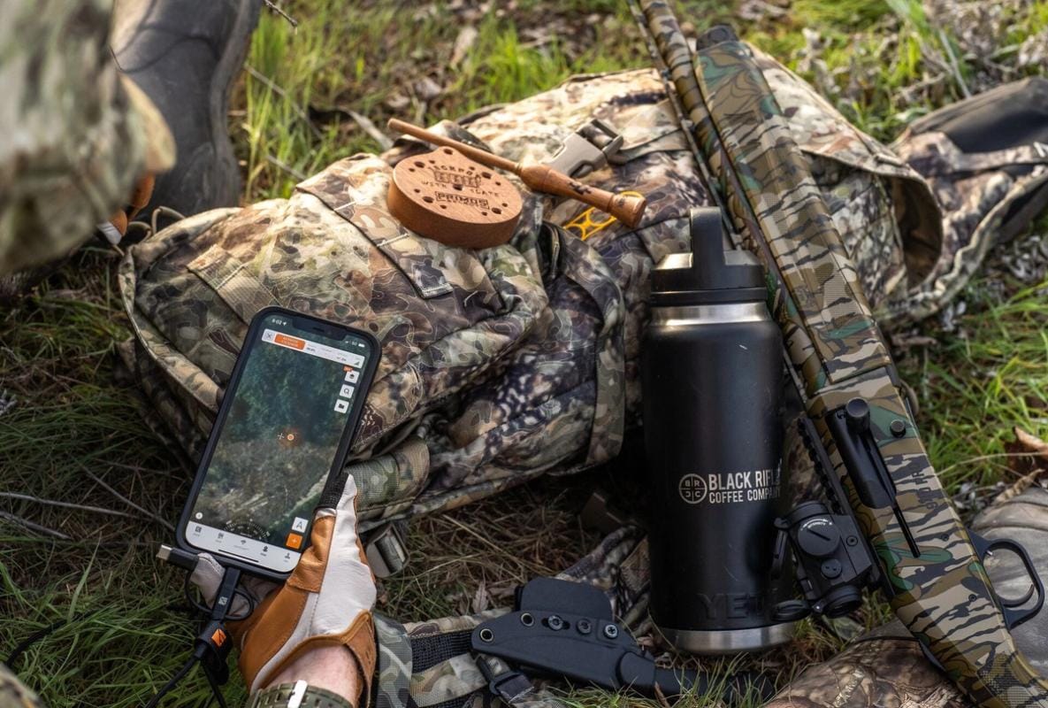 Close-up of hunting must-haves.