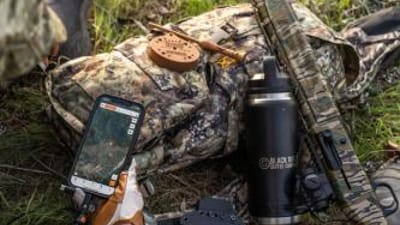 Close-up of hunting must-haves.
