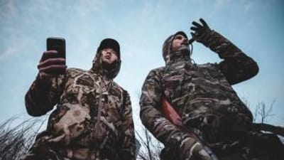 Turkey hunters use a turkey call.