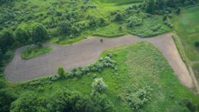 Overhead view of farmland, how to find property lines in Tennessee concept. 