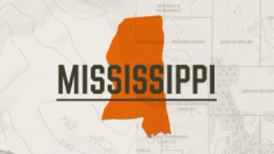 A graphic of the state of Mississippi representing Mississippi hunting seasons.