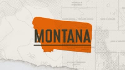 Illustration of the state of Montana representing the Montana hunting seasons.