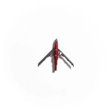 An isolated broadhead for bowhunting on a white background.